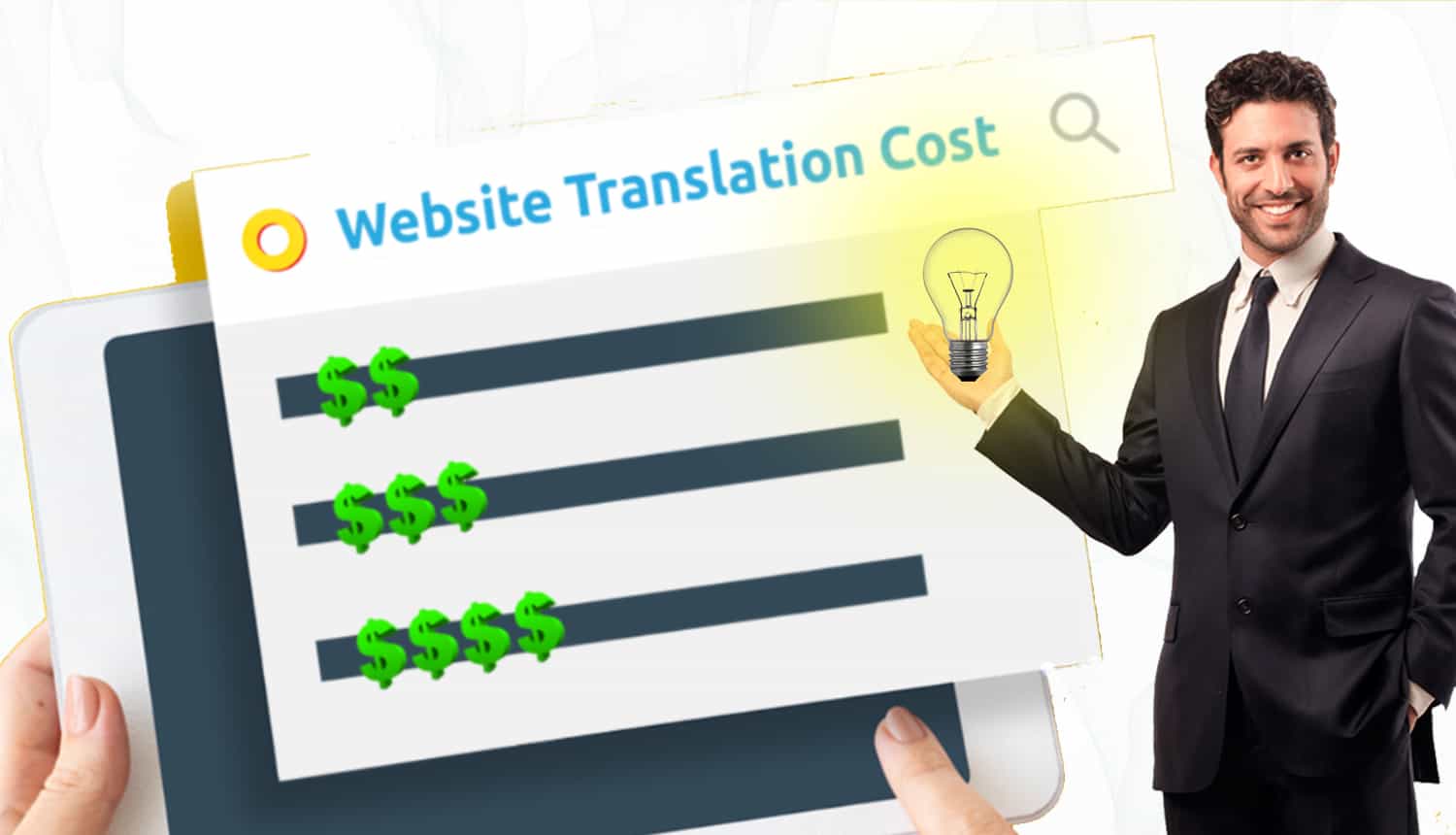 "It's time to focus on the top elements or factors that affect the cost of website translation."